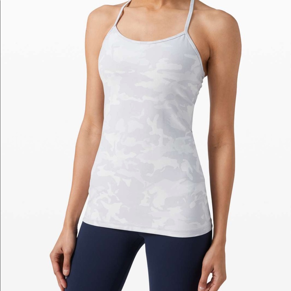 PERFECT CONDITION Lululemon Power-Y camo tank
